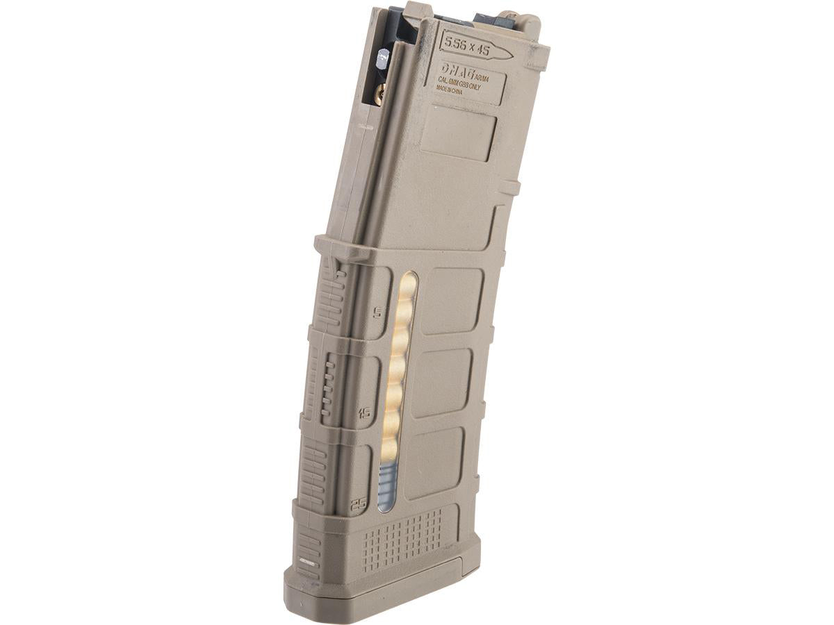 EMG Helios Noveske N4 M4 MWS Gen 3 Gas Magazine by Double Eagle (35 Rounds - Tan)