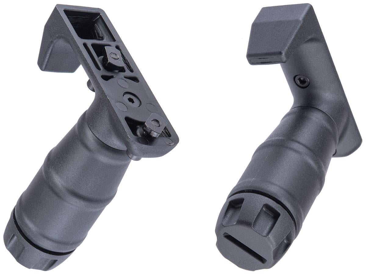 Cyma SMG5 Swat Series M-LOK Vertical Foregrip (Long - Black - C288B)