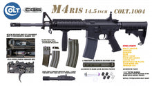 Colt x EMG M4RIS 14.5 Gas Blowback Rifle by Cyma CGS (MWS - Black - COLT.1004)