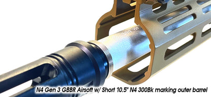 Noveske N4 Gen.3 Cyma MWS Gas Blowback Rifle ( Tan - NOV.1201 FDE)
