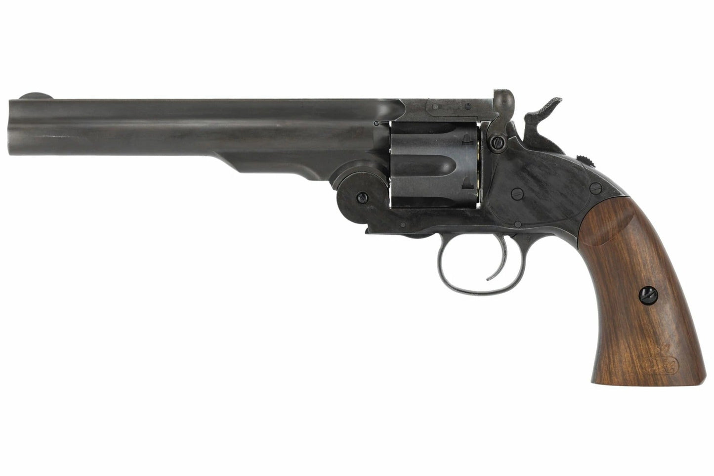 WinGun Major 3 1877 Break Top Antique CO2 Revolver (Black)