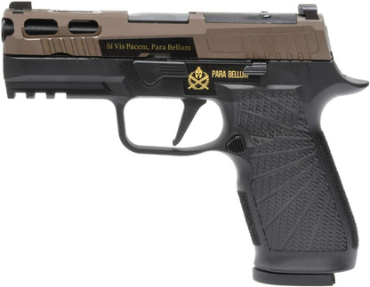 Para Bellum P320 3.9" Pro WC Custom Gas Blowback Pistol (Black / Bronze)