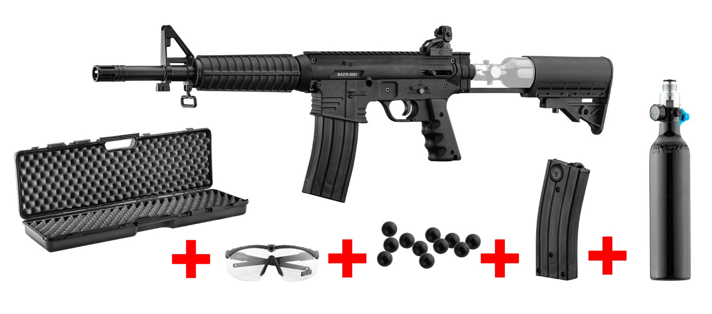 Concorde Defender AR15 Cal.68 Semi Auto Paintball Marker (Bundle Deal)