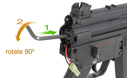 JG Swat 5K-A1 CQB SMG (Inc. Battery and Charger - 201T - Black)