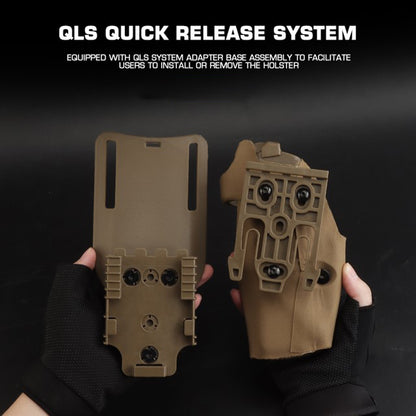 WoSport 17 Series Quick Release Holster with QLS Kit and Belt (Tan)