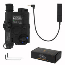 Wopsort  - Standard PEQ-15 Version with Red laser Flashlight Torch (Black)