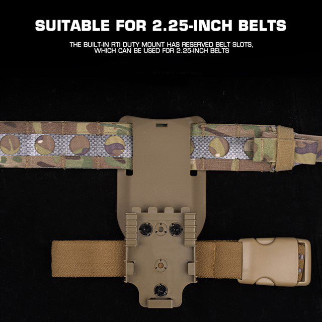 WoSport 17 Series Quick Release Holster with QLS Kit and Belt (Tan)