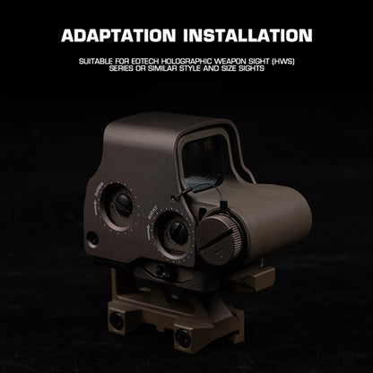 Big Foot Picatinny Riser Mount (E Style - Tan)