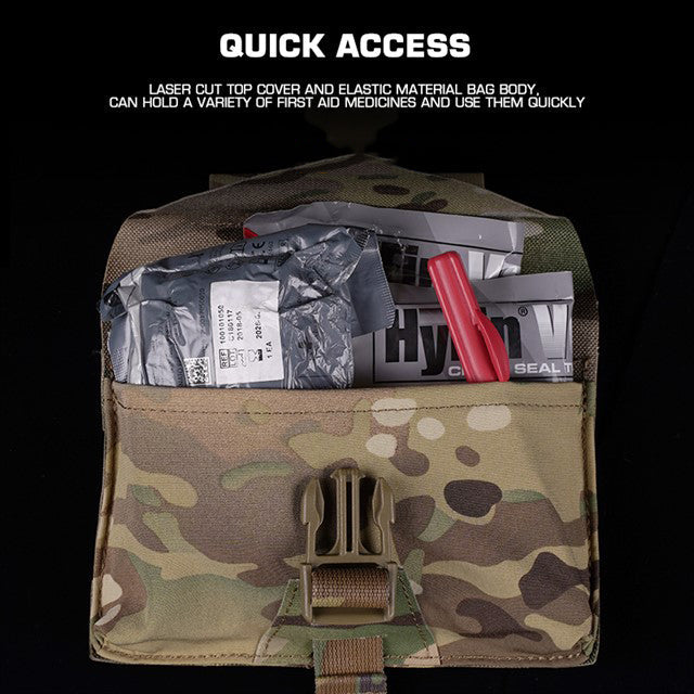 Big Foot - Quick-Release Seal First AId Bag (Stretch - 2nd Generation - Tan)