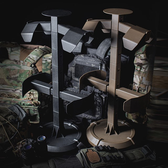 Big Foot Equipment Display Stand for Vests, Belts Helmets (Tan)