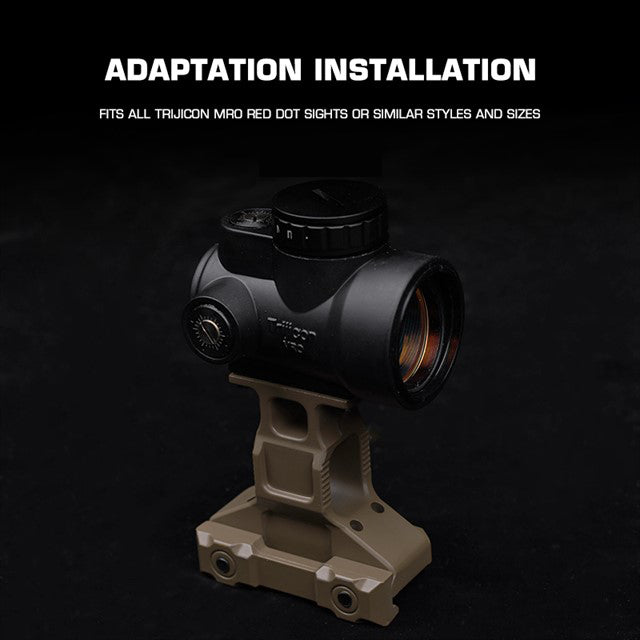Big Foot Picatinny Riser Mount (T Style - Tan)