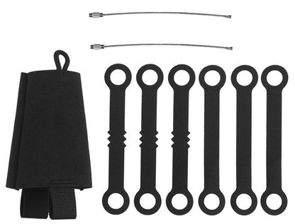 Big Foot - Glow Stick Tactical Pouch and Quick Release Tabs (Black)