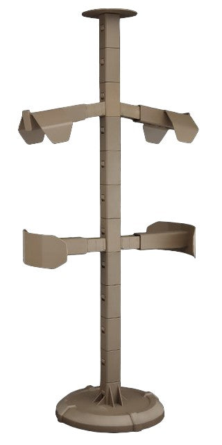 Big Foot Equipment Display Stand for Vests, Belts Helmets (Tan)