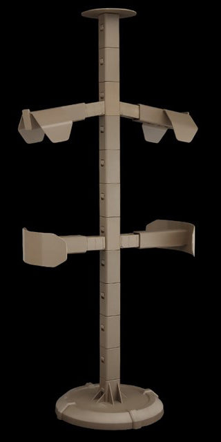 Big Foot Equipment Display Stand for Vests, Belts Helmets (Tan)