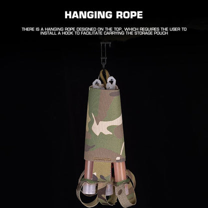 Big Foot - Glow Stick Tactical Pouch and Quick Release Tabs (Black)
