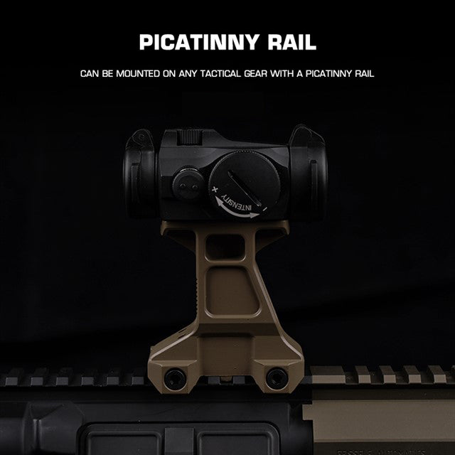 Big Foot Picatinny Riser Mount (A Style - Black)