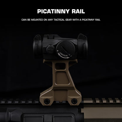 Big Foot Picatinny Riser Mount (A Style - Black)