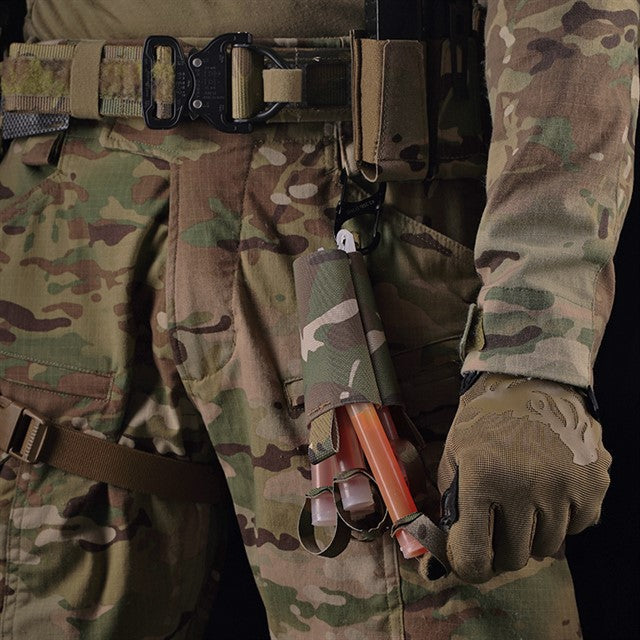 Big Foot - Glow Stick Tactical Pouch and Quick Release Tabs (Tan)