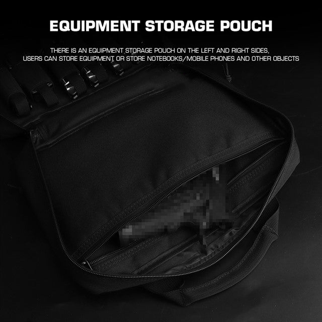 Big Foot Tactical Expert Pistol Bag (Size: 37 x 26 x 6cm - 900D - Black)