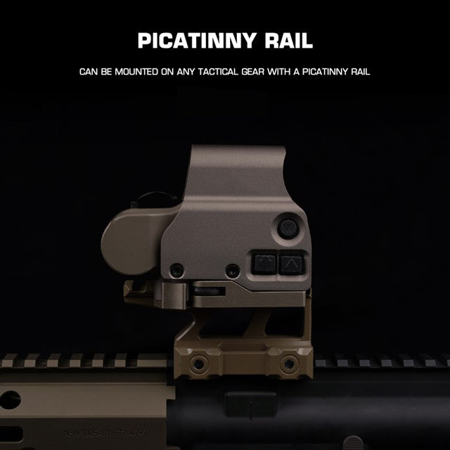 Big Foot Picatinny Riser Mount (E Style - Tan)