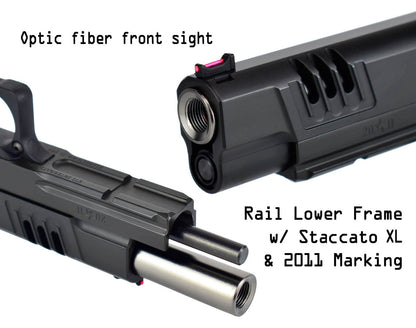 Staccato Licensed XL 2011 Gas Blowback T8 Airsoft Pistol (R611A)
