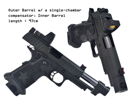Staccato Licensed C2 COMP SOC 2011 Gas Blowback T8 Airsoft Pistol (R612-4A)