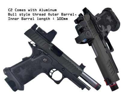 Staccato Licensed C2 Compact 2011 Gas Blowback T8 Airsoft Pistol (R612A)