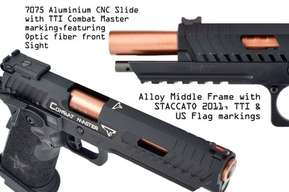EMG x STACCATO x TTI Licensed JW3 2011 Combat Master Airsoft Pistol (R620)
