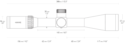 Hawke Optics - Airmax 30 ~ 8-32x50 SF (AMX IR) w.Target Turrets - (13341)