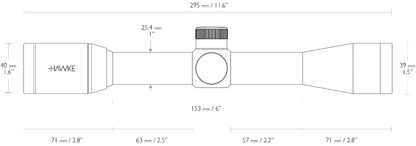 Hawke Optics - Vantage ~ 4x32 (Mil Dot)  - (14101)