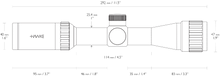 Hawke Optics - Vantage ~ 2-7x32 AO (Mil Dot)  - (14111)