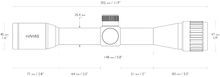 Hawke Optics - Vantage ~ 4x32 AO (Mil Dot) - (14102)