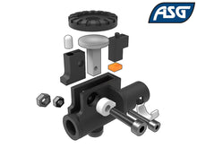 Airtech Studios Top-Down-Center (TDC) Bracket Integration Kit for: ASG Scorpion Evo Hop-up Chamber
