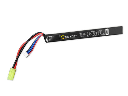 Big Foot Heat 11.1v 1400mAh 15c Lipo Battery (15x18x171mm - Stick - Mini T)