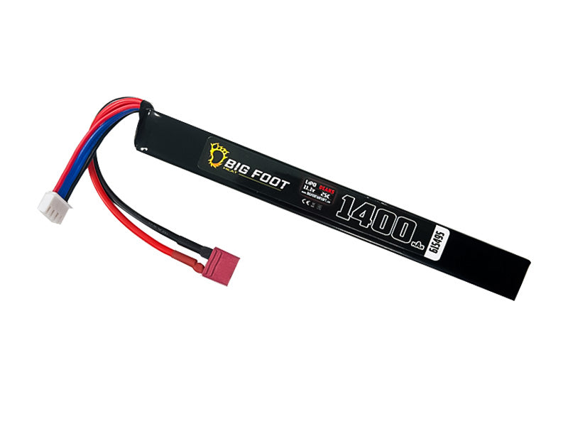 Big Foot Heat 7.4v 1400mAh 15c Lipo Battery (15x18x171mm - Stick - Deans)
