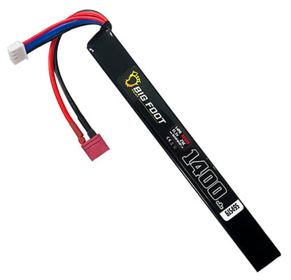 Big Foot Heat 7.4v 1400mAh 15c Lipo Battery (15x18x171mm - Stick - Deans)