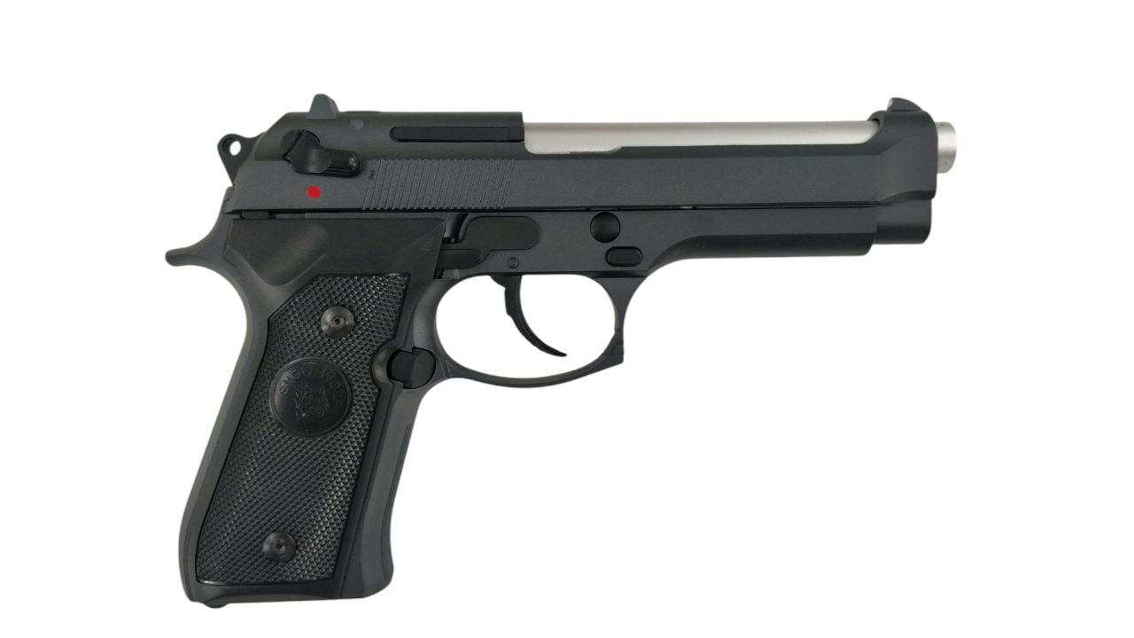 Snow Wolf M9 Gas Blowback Pistol (Black - SW-03-1 BK)