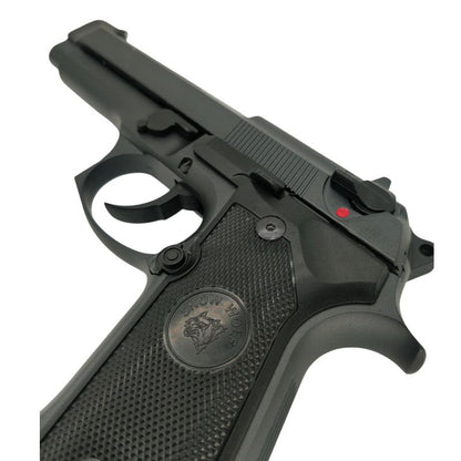 Snow Wolf M9 Gas Blowback Pistol (Black - SW-03-1 BK)