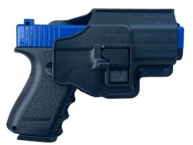 Galaxy G15H Metal Pistol with Holster (Blue)