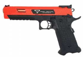 Jag Precision x Taran Tactical International Licensed JW3 Combat Master Gas Blowback Pistol (TTI - Full Metal - RED)
