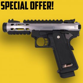WE Galaxy Hi-Capa Series Gas Blowback Pistol (Silver)