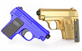 Cyma CT25 Spring Pistol (Dual Pack - M222 - Gold and Blue)