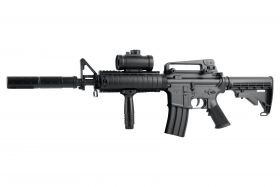 airmaX M4 LPAEG M4 (with Mock Scope, Grip, Silencer, Battery and Charger)