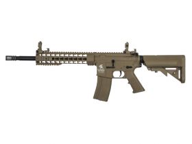 Lancer Tactical M4 10" LT-19 Keymod AEG Rifle (Inc. Battery and Smart Charger - Tan)