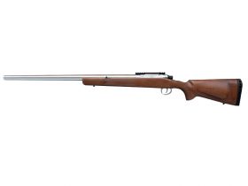 Barrett Firearms by EMG Fieldcraft Precision Bolt-Action Sniper Rifle with Featherweight Zero Trigger (Real Wood - APS - BF-Wd)