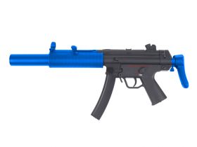 Golden Eagle Swat AEG (QD Spring - Hard Stock - Blue - Inc. Battery and Charger - 6856)