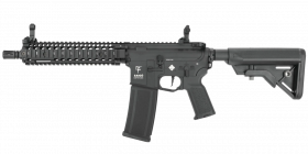 Saigo Defense Bushido JIN AEG (With 11.1v Lipo Battery and Charger - Black)