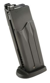 Ascend Airsoft NINJA MK23 Series Gas Magazine (Compatible with other MK23s - 24 Rounds - Black)