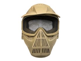 T&D Tactical Full Face Protection with Eye Protection (Tan - TD011-TN)