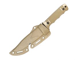 ACM Mini Rubber Knife with Blade Case (Tan)